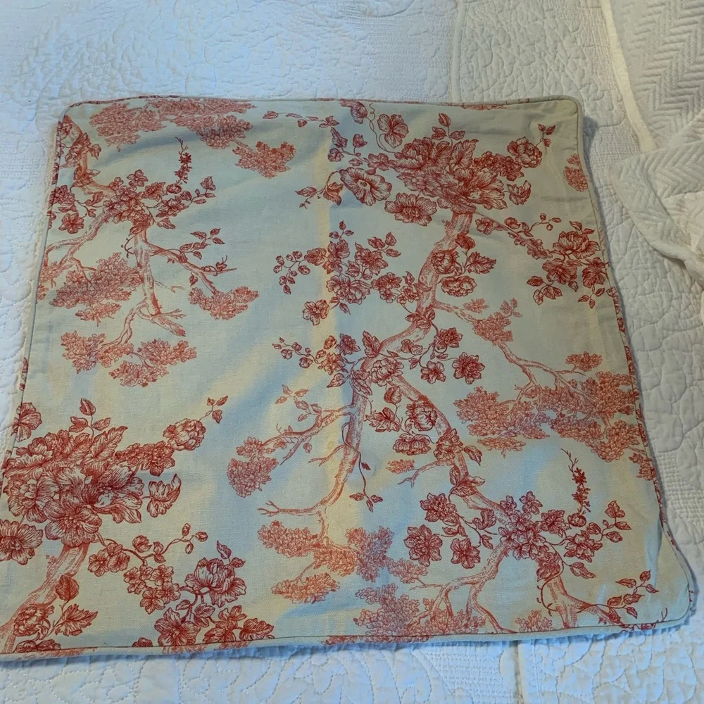 Pottery Barn Floral Pillow Covers